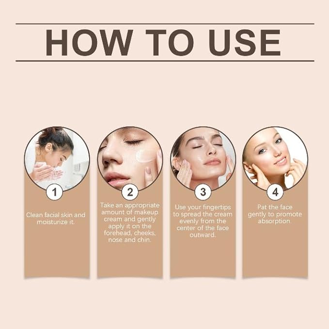 Niacinamide Brightening Face Cream, Moisturizing Tone-Up Cream for Women, Lightweight Hydrating Concealer Cream for Radiant and Smooth Skin 50g