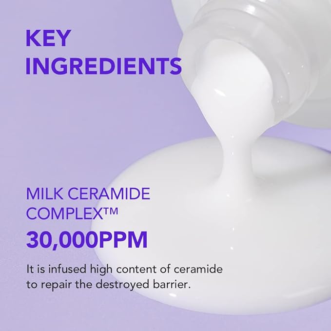 [SKIN&LAB] Barrierderm Milky Serum | Milk Ceramide Complex, Squalane, and Panthenol to repair Skin Barrier | Made in Korea | 1.69 Fl Oz