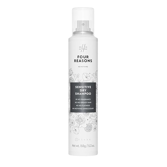No nothing Very Sensitive Dry Shampoo - Fragrance Free, Talc-Free, Hypoallergenic, Vegan, Unscented Dry Shampoo for Sensitive Scalp - Absorbs Oil, Clear Finish, 5.3 oz