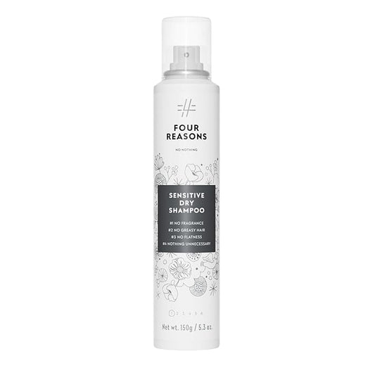 No nothing Very Sensitive Dry Shampoo - Fragrance Free, Talc-Free, Hypoallergenic, Vegan, Unscented Dry Shampoo for Sensitive Scalp - Absorbs Oil, Clear Finish, 5.3 oz