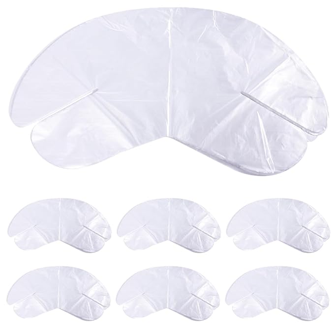 HONITANO Disposable Neck Mask Sheets 200Pcs Hydrating Plastic Skin Care Patches Moisturizing Neck Treatment for Facial Skincare Spa Use