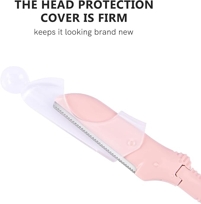 Eyebrow Razors&Dermaplane Razors Set - Japanese Blades Face Razors for Peach Fuzz and Fine Hair, Multipurpose Exfoliating Dermaplaning Tools for Women and Men, 6 Replacements Heads Included