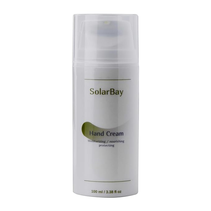 Hand Cream for Dry Cracked Hands-Shea Butter & Jojoba Oil-Moisturizing Lotion for Extremely Dry Skin, Fingertip & Cuticle Care-Vitamin E & Panthenol-For Women & Men-Airless Pump Bottle