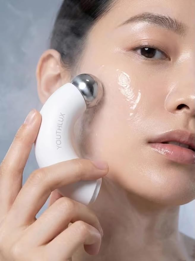 MagniGlow Roller | Magnetic Ice Globes for face with Dual Rollers | Cooling Beauty Ice Face Roller, Eyes & Neck | Portable Skincare Facial Massager for Puffiness Relief & Daily Self-Care