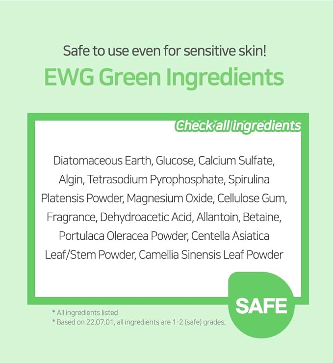 Modeling Mask with Spirulina for Face – NEEDS NATURE | Firming & Calming Peel-Off Rubber Mask | Korean Skincare | Home Spa Treatment | 1000g Powder Pack with Mixing Tools