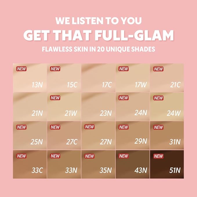 [*Mini Size*] TIRTIR All Cover Pink Cushion | Korean Cushion Foundation, (#35N Walnut, 0.15 Fl Oz)