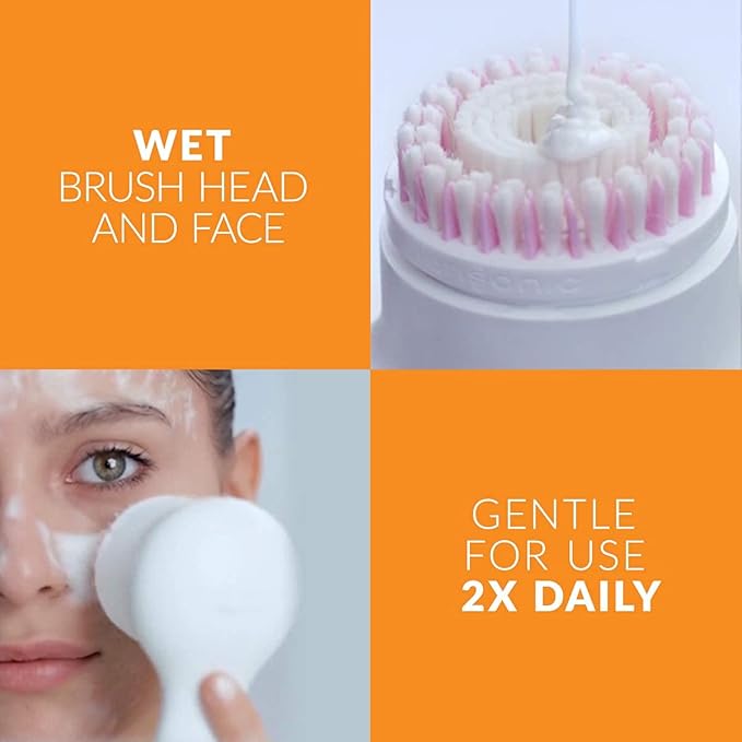 Clarisonic Mia 2 Sonic Facial Cleansing Device, 2 Speeds, White