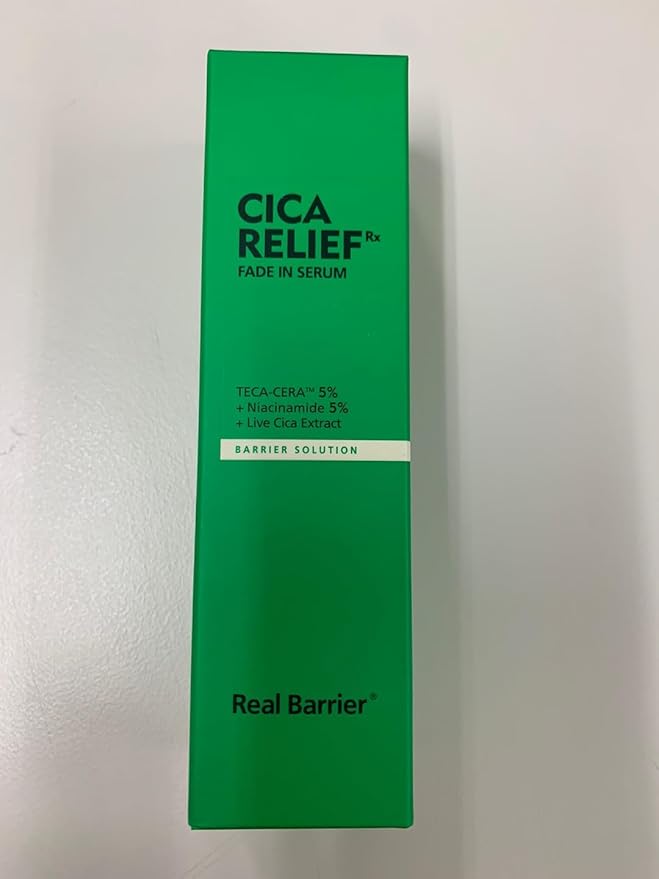 Real Barrier | Cica Relief Rx Fade In Serum | Calming & Skin Recovery Face Serum | Instant Relief from Skin Irritation | Soothing Moisturizer for Sensitive Skin | Korean Skin Care | 1.69 fl oz (50ml)