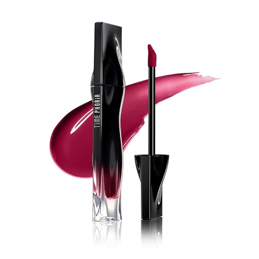 Stellar Dust Lip Stain 08 Rubion, Waterproof Transfer-Proof Lip Gloss, Ruby Purple Red Tinted Glossy Finish, High-Pigment Vibrant, Hydrating Lightweight Long-Lasting Lip Makeup for Women