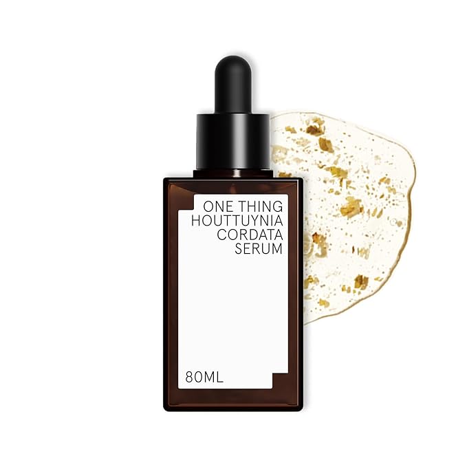 ONE THING Houttuynia Cordata Serum 2.7 Fl Oz | Heartleaf HA Hyaluronic Acid Soothing Hydrating Vegan Facial Ampoule for Acne Prone Oily Skin, Irritation Redness Barrier Relief | Korean Skin Care