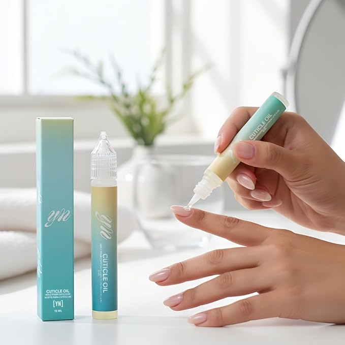 YN Young Nails Cuticle Oil - Unscented Nail Oil Pen for Growth and Strength, Hydrates Cuticles, Promotes Healthy Nails, Non-Greasy, Quick Absorbing