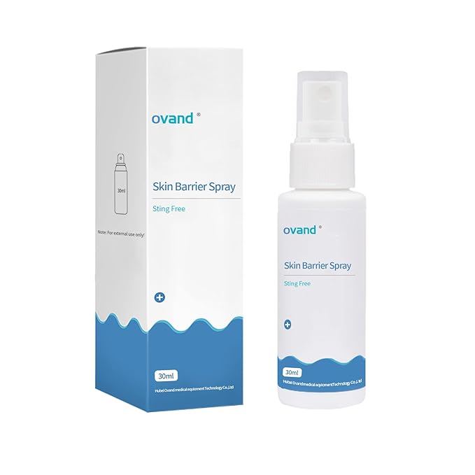 No Sting Ostomy Barrier Spray - Skin Barrier Film for Sensitive Skin - Skin Barrier for Protection Around Stomas and Wounds