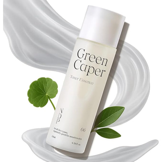 NDP Green Caper Milky Toner Essence - Hydrating Korean Toner for Face, Deep Moisture for Sensitive and Dry Skin, Panthenol, Madecassoside (4.39 Fl oz / 130ml)