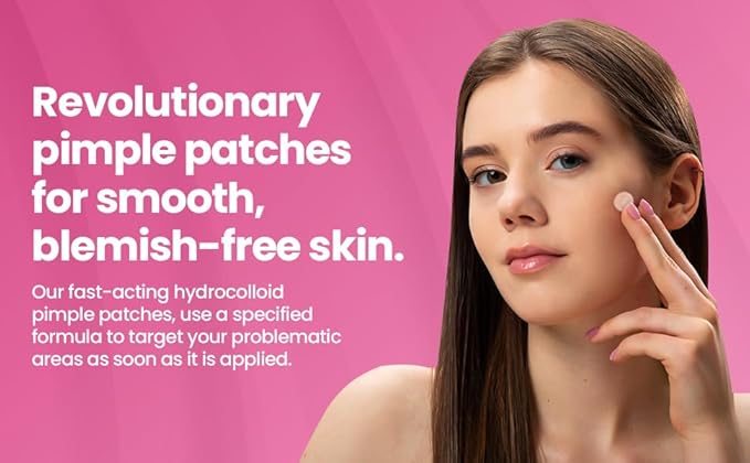 Dr. Pimple Patch Hydrocolloid Healing Acne Care - Pimple Patches Acne Spot Treatment for Face and Skin - Korean skin care - Invisible & Concealable Zit Treatment Stickers
