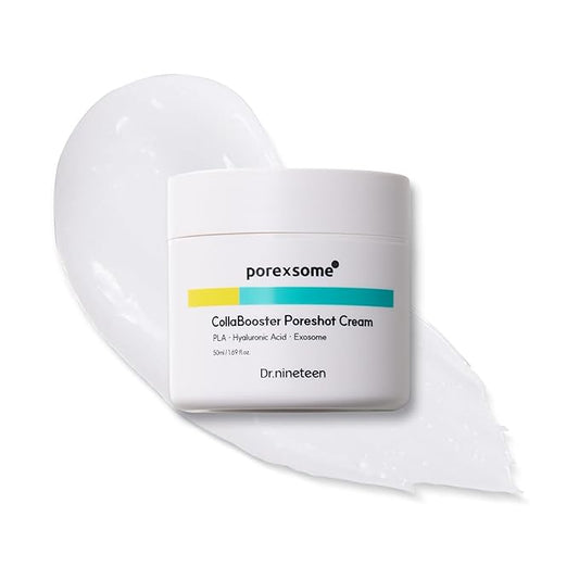 CollaBooster Poreshot CreamㅣPoly Lactic Acid(PLA) + 12 Hyaluronic Acid(HA) + CeramidesㅣFace Moisturizer for Pore Tightening & FirmingㅣKorean Skin Care (1.69 fl.oz.)