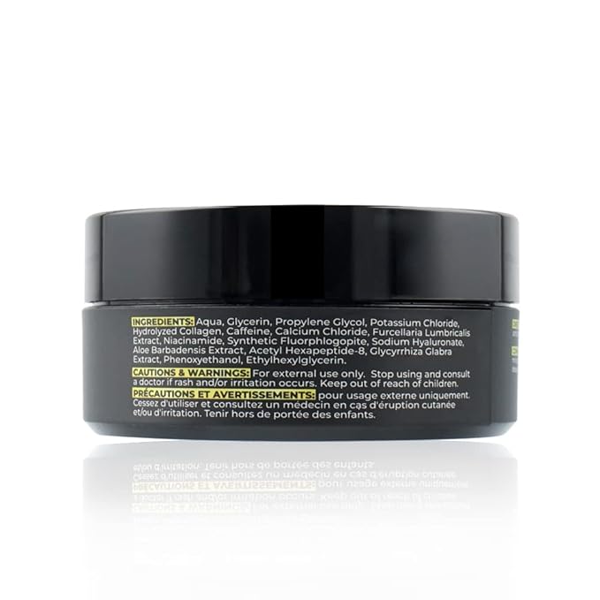 Under Eye Patches with Caffeine, Collagen & Niacinamide (30 Pairs) – Hydrating Eye Mask for Puffy Eyes, Dark Circles, Wrinkles, and Fine Lines – Reduces Eye Bags – formulated in North America