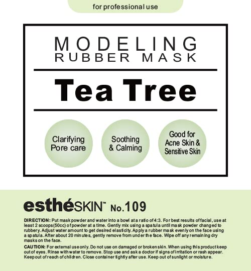 No.109 Tea Tree Modeling Mask Powder for Professional Facial Treatment, 35 Oz. (2 pack)