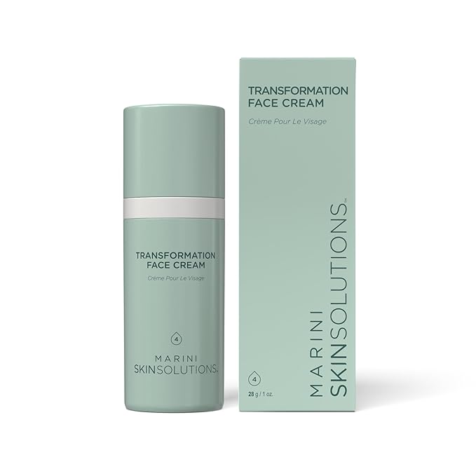 Marini SkinSolutions Transformation Face Cream - Advanced Moisturizer with Anti-Aging Peptides, Growth Factors & Hyaluronic Acid - Cruelty Free - Made in the USA - 1 oz