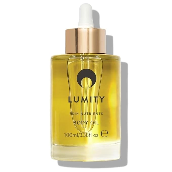 LUMITY Skin Nutrients Body Oil - Hydrating & Nourishing Blend with 32 Natural Botanicals - Firms, Smooths & Boosts Radiance