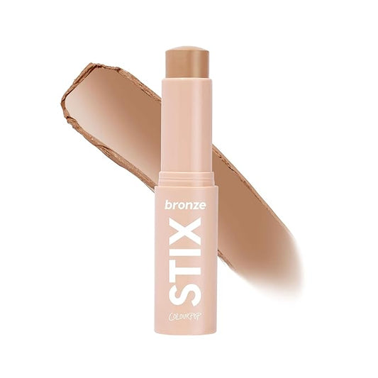 ColourPop Cream Bronzer Stick - Blendable Cream Contour & Glowy Summer Makeup with a Natural, Matte Finish - Buildable Formula for Shimmer-Free, Sun-Kissed Warmth - Laguna Beach (0.28 oz)