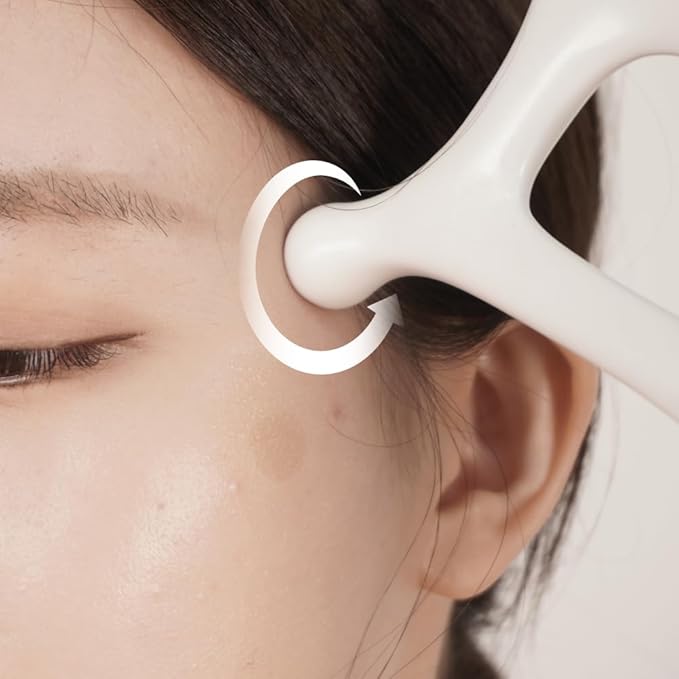 ROYROSA® 로이로사괄사 K-Beauty, 100% Ceramic Guasha, Facial and Body Acupuncture Therapy, Reduce Fine Lines and Wrinkles, Made in South Korea (Royrosa Guasha)