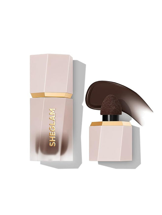 SHEGLAM Sun Sculpt Cool Toned Liquid Contour Stick Long Lasting Cream Bronzer Makeup - Camel Suede