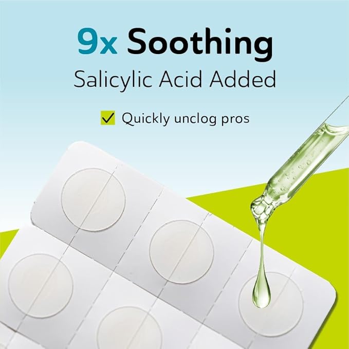 DERMA ANGEL Invisible Salicylic Acid Pimple Patches for Face - Redness Reducing Hydrocolloid Acne Patches, Clear Pimple & Zit Patches for Blind Pimples - 192 Count 2 Sizes Soothing Plus (Clear Patch)