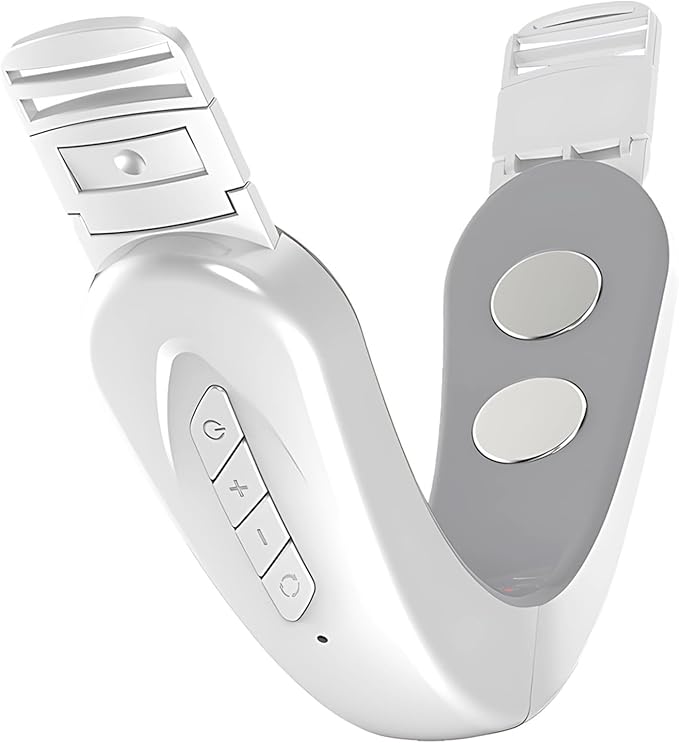 Face Slimming Device, EMS Microcurrent Massager, Chin Reduction, Adjustable Tightening, USB Rechargeable Skin Firming Facial Tool