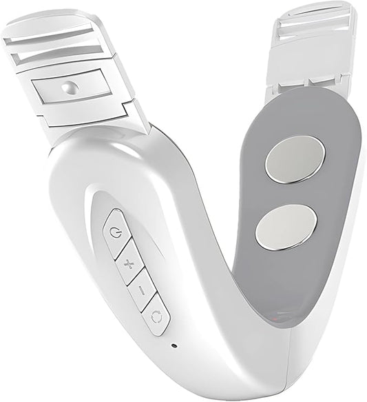 Face Slimming Device, EMS Microcurrent Massager, Chin Reduction, Adjustable Tightening, USB Rechargeable Skin Firming Facial Tool