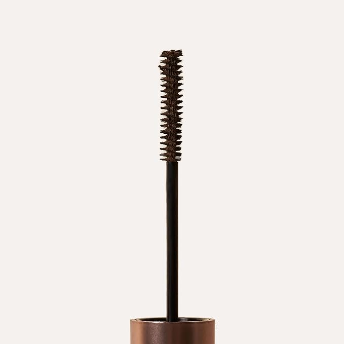 YENSA Brows On Brows Super Defining Tinted Eyebrow Gel - Long-Wear Shaping Eye Brow Gel with Superfoods for Color & Thickness - Combs, Shapes & Locks Eyebrows into Place - Dark Brown (0.17 oz)