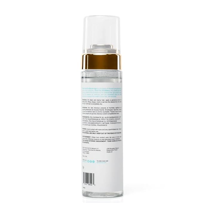tgin Miracle Styling Multi-Use Setting Hair Foam Mousse – Curly Hair Products to Moisturize & Define – Lightweight, Non-Drying Formula for All Curl Types (7 oz)