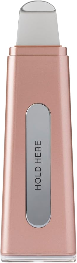 DERMAFLASH DERMAPORE+ Skin Care Device, Ultrasonic 2-in-1 Pore Extractor and Skincare Infuser, Rose Gold