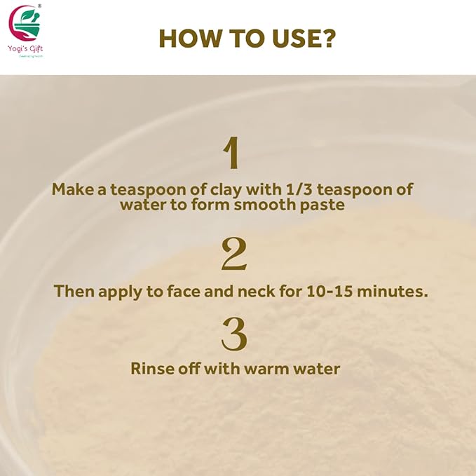 Brazilian Yellow Clay 10 oz | 100% Natural Clay Powdered For Soap Making by Yogi's Gift®