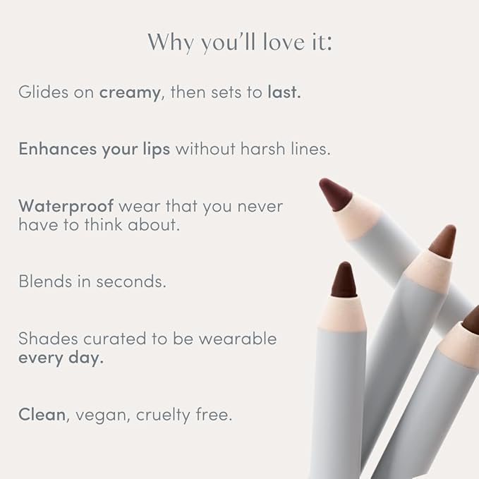 Ravie Beauty Soft Definition™ Longwear Lip Liner – Smudge-Resistant, Waterproof Precision Pencil for Effortless Shaping – Vegan & Cruelty-Free All-Day Wear Lip Definition (Almond)