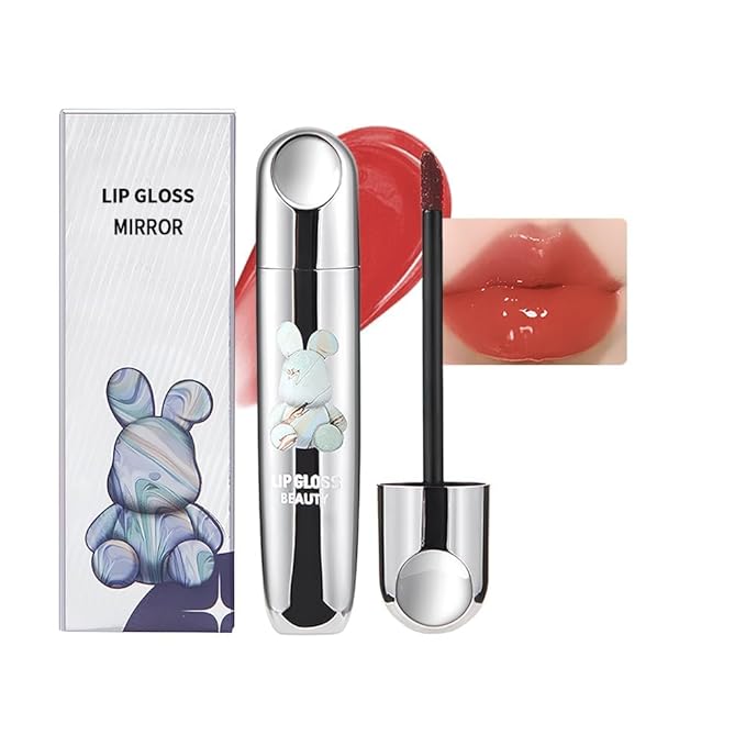 Mirror Lip Lacquer,High Pigment Plumping Lip Tint, Long-Lasting Waterproof Lip Lacquer,Hydrating Non-Sticky Gloss for Brightening Lips with Buildable Radiant Gloss,Gift for Women Holiday Makeup，609#
