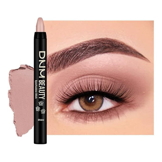 evpct Light Mauve Cream Eye Shadow Sticks Brightener Pencils for Women, Matte Mauve Silky Eyeshadow Applicator Stick Pen Waterproof, Blendable Crease-Proof Stick Eyeshadow Matte Eye Makeup 71