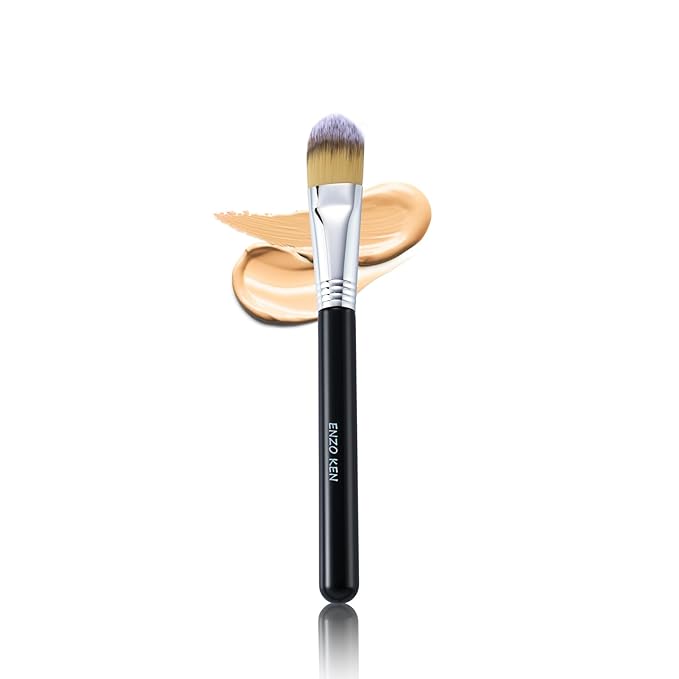 Flat Foundation Brush for Liquid Makeup, Liquid Foundation Brush, Flat Makeup Brush for Liquid Foundation, Make up Brush, Makeup Brushes Foundation. (900)