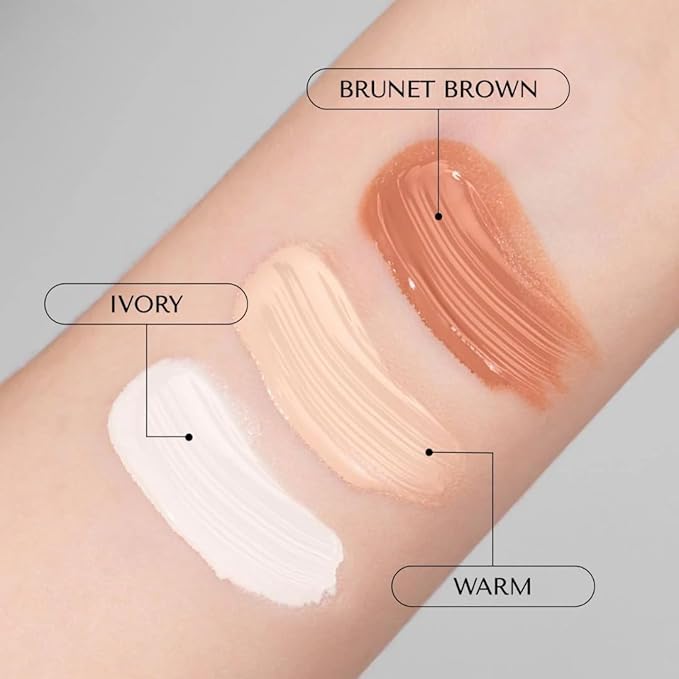 Foundation Cushion, CC Cream With Mushroom-Shaped Applicator, BB Cream Foundation, Lifts And Moisturizes, Long-Lasting And Evens Out Skin Texture (Warm)
