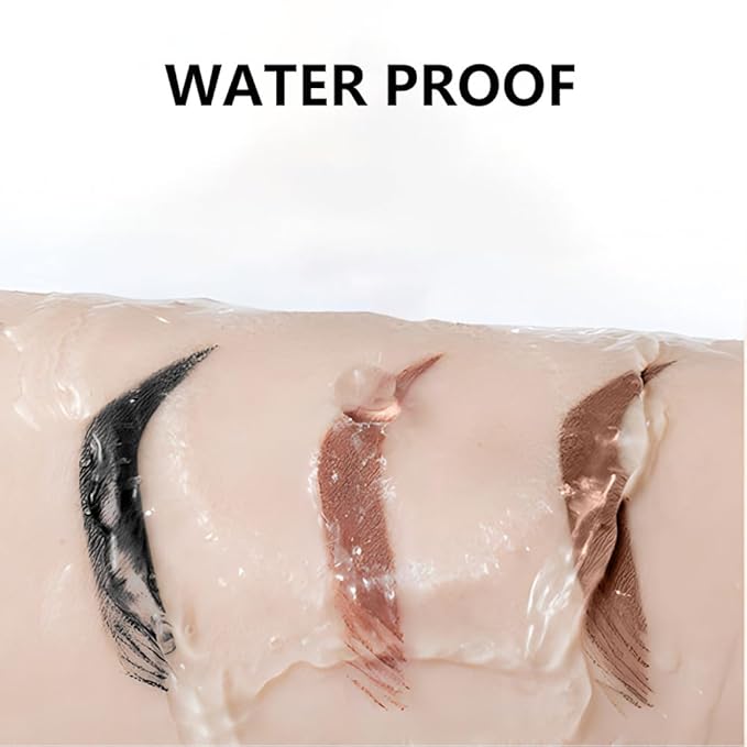 Brow Kit, Eyebrow Pomade,Eye Brow Contour Palette with Double-ended Eyebrow Brush, Full Defined Natural Brows, Long-Lasting Waterproof,01