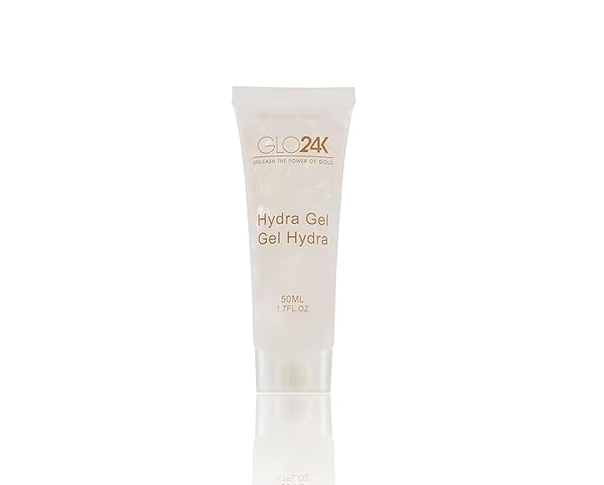 GLO24K 7 Color LED Super Wand Plus Hydra Gel for Radiant, Glowing Skin on The Face, Neck, and Around The Eyes