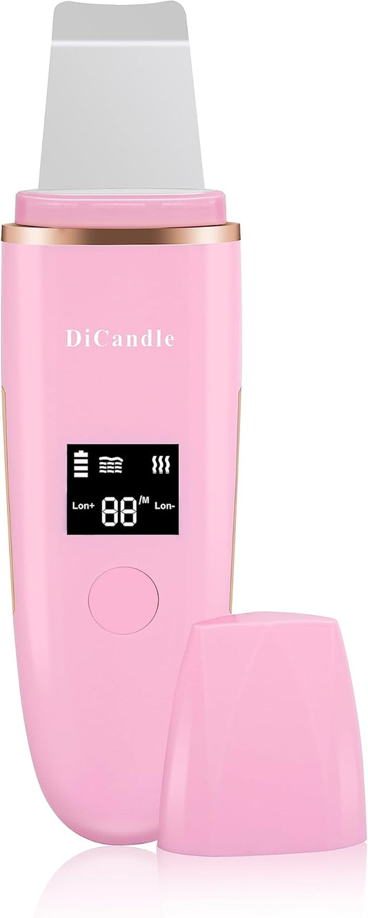 Skin Scrubber Facial Scrubber Blackhead Remover Cleaner Skin Spatula Skin Scraper (Pink)