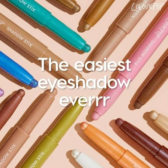 ColourPop Metallic Neutrals Shadow Stix Makeup Kit - Shimmer Eyeshadow Make Up Set - Vegan & Cruelty-Free Cream Eyeshadow Sticks with High-Pigment & Metallic Finishes (2 Count)