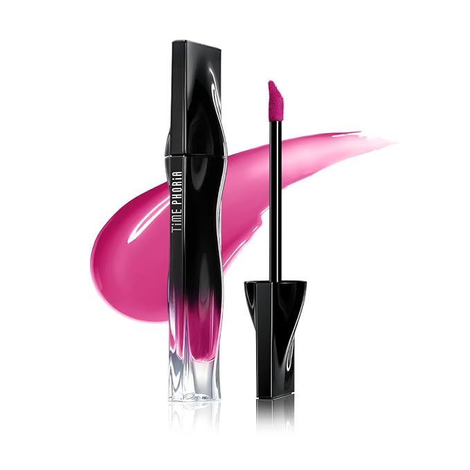 Stellar Dust Lip Stain 13 Berrion Waterproof Transfer-Proof Lip Gloss, Vibrant Berry Pink Tinted Glossy Finish, High-Pigment Vibrant, Hydrating Lightweight Long-Lasting Lip Makeup for Women