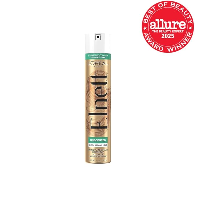 L'Oreal Paris Elnett Satin Hairspray Extra Strong Hold Unscented 11 oz; (Packaging May Vary) | (Packaging May Vary)