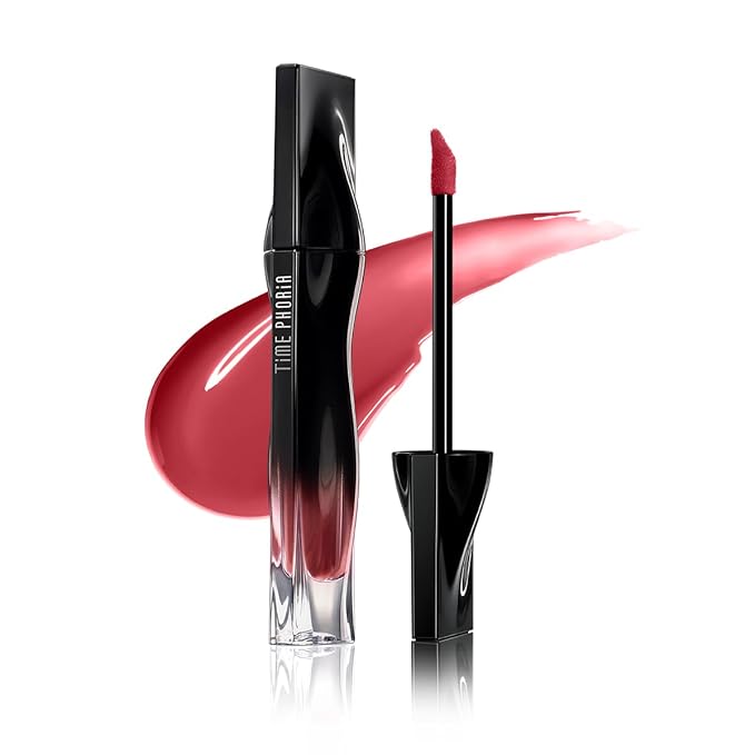 Stellar Dust Lip Stain 06 Nerose, Waterproof Transfer-Proof Lip Gloss, Rose Pink Tinted Glossy Finish, High-Pigment Vibrant Color, Hydrating Lightweight Long-Lasting Lip Makeup for Women