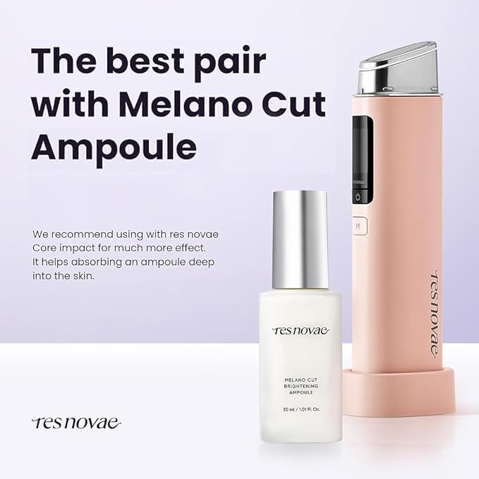 RESNOVAE Melano Cut Radiance Ampoule – Vitamin A, C & E Toning Serum with Chickweed Extract | Skin Tone Care & Hydration Booster (30ml / 1.01 fl.oz)