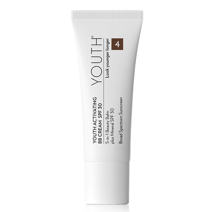 Shaklee - YOUTH - Activating BB Cream SPF 30-5-in-1 Beauty Balm Evens Tone, Corrects, Hydrates, Nourishes & Protects Skin - Dark Shade