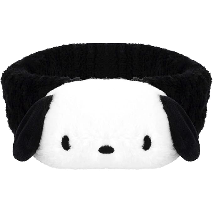 Kugiter Kawaii Spa Headband for Washing Face, Make Up, Party; Soft, Stretchy, Comfortable; Black; 1 Count (Pack of 1) for Women