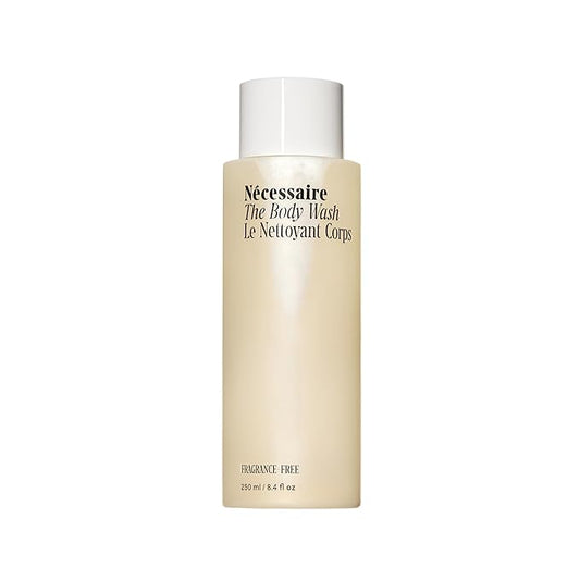 Nécessaire The Body Wash Fragrance-Free - Multi-Oil Shower Gel Body Wash for Women + Men. Non-Comedogenic + Hypoallergenic for Sensitive Skin with Niacinamide.. 250 ml / 8.4 fl oz