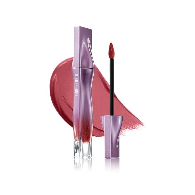 NEBULA VELVET LIP CREAM-Long Lasting Lip Stain, Waterproof and Transferproof Lip Tint, Matte Finish, Smooth Out Lip Lines, Lightweight & High Coverage, Stocking Stuffers (007 MOONKISS)